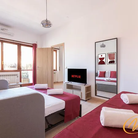 Nuccia Luxury And - Terrace, Bright Glass Lounge, 200mt To Metro-5min To Vatican, A-c